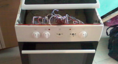 Ремонт керамической электроплиты. Водный стадион