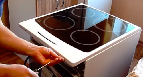 Ремонт сенсорной электроплиты. Водный стадион